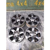 Rodas mitsubishi pajero sport furação 6x139 R16 jogo (4 unidades ) em perfeito estado 