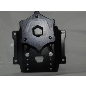 Suporte de estepe regulável para Jeep Wrangler J 2007 em diante  Pintura epoxi