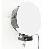 Capa Plástica para Farol de LED Ø = 17cm cor Branca - O Par