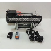COMBO: Guincho 12.000lbs Elétrico + Dissipador de calor + 2 Controles + Farol de LED tipo Barra com 36 Leds / 439mm + Su