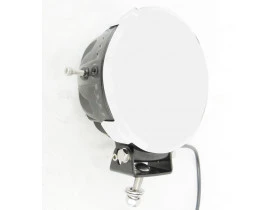 Capa Plástica para Farol de LED Ø = 17cm cor Branca - O Par