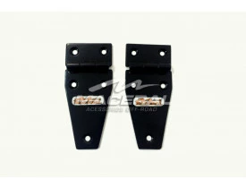 Dobradiça para Capô Preta Para Jeep Willys (Carroceria de Fibra) - Maceral