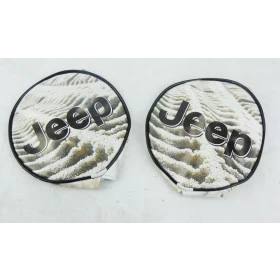Capa de farol de Milha Jeep Areia c/ 17cm de diâmetro (O par)
