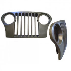 Grade Dianteira em Fibra p/ Jeep Willys Cj5 ( Tipo Wangler )