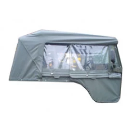 Capota Gaucha Conversível Verde Militar para Jeep Willys CJ3A ano 50 à 52