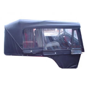 Capota Gaucha Conversível Preta para Jeep Willys CJ3A de 50 à 52