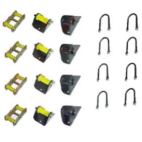 Kit básico de suspensão Toyota serve p/ adaptar em jeep ( Jumelo Alto Canela Grossa )