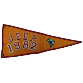 Bandeira para Antena Jeep 1982 (Bandeira Bordada /Bandeira Ano / Bandeira Decorativa para Jeep / 4x4 / Off Road) Ref: 38