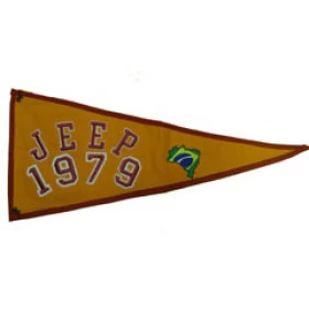 Bandeira para Antena Jeep 1979 (Bandeira Bordada /Bandeira Ano / Bandeira Decorativa para Jeep / 4x4 / Off Road) Ref: 38
