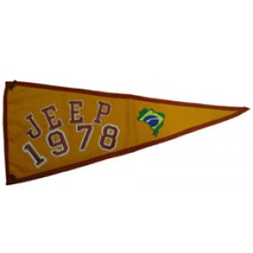 Bandeira para Antena Jeep 1978 (Bandeira Bordada /Bandeira Ano / Bandeira Decorativa para Jeep / 4x4 / Off Road) Ref: 38