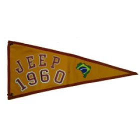 Bandeira para Antena Jeep 1960 (Bandeira Bordada /Bandeira Ano / Bandeira Decorativa para Jeep / 4x4 / Off Road) Ref: 38