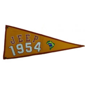 Bandeira para Antena Jeep 1954 (Bandeira Bordada /Bandeira Ano / Bandeira Decorativa para Jeep / 4x4 / Off Road) - Ref: