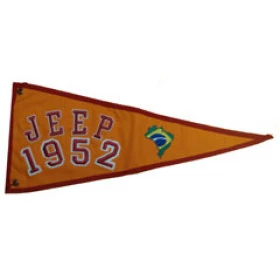 Bandeira para Antena Jeep 1952 (Bandeira Bordada /Bandeira Ano / Bandeira Decorativa para Jeep / 4x4 / Off Road) - Ref: