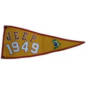 Bandeira para Antena Jeep 1949 (Bandeira Bordada /Bandeira Ano / Bandeira Decorativa para Jeep / 4x4 / Off Road) - Ref:
