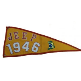 Bandeira para Antena Jeep 1946  (Bandeira Bordada /Bandeira Ano / Bandeira Decorativa para Jeep / 4x4 / Off Road) - Ref: