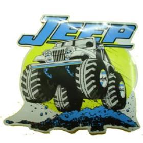 ADESIVO jeep correndo (525)