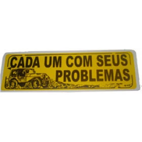 ADESIVO cada um com seus problemas (375)