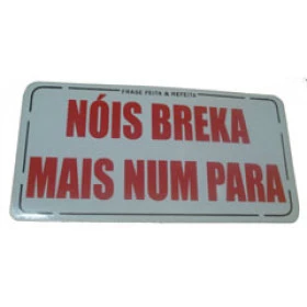 ADESIVO nóis breka mais não para (396)