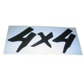 ADESIVO 4x4 preto em ploter positivo (548)