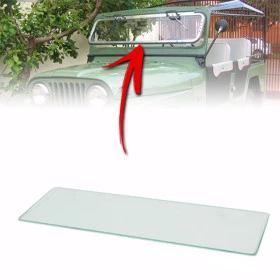 Vidro Incolor do para-brisa para CJ5 e CJ6 (Quadro Basculante)