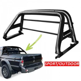 Santo Antônio Reforçado Cor Preta para Mitsubishi L-200 e Sport após 2005