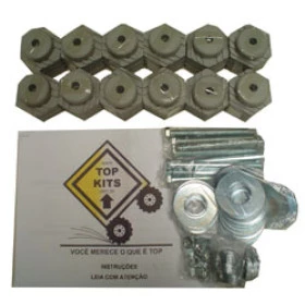 Top Kit de calço de Carroceria medida 1 polegada.(Coxim)