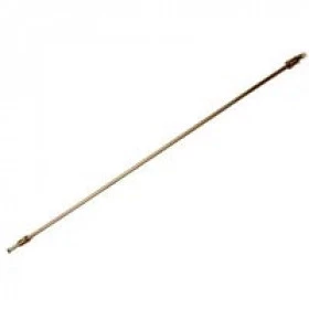 TUBO RÍGIDO DE FREIO DO CILINDRO MESTRE A CONEXÃO DIANT. 50cm. MB, GPW, M38, CJ2A, CJ3A, CJ3B E CJ5.