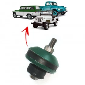 Coxim / Calço da Caixa de Transferência / Redução para Jeep Willys CJ3 CJ5 CJ6 Rural e F-75 - Todos