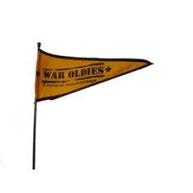 Antena com Bandeira War Oldies Flexivel