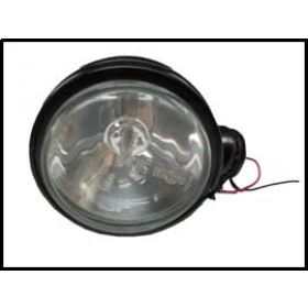 Farol de milha preto sem grade (lente grande)