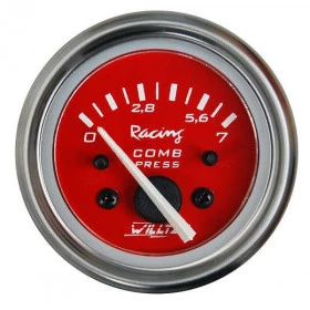 Pressão Combustivel 0-7 Kg ELET. 12V ø=60mm Vermelho (W21.119R)