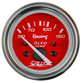Termômetro Óleo 50 - 150ºC ELET. 12V ø=52mm Vermelho (W20.271R)