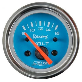 Voltímetro 8-16V ø=60mm Azul  (W22.072R)