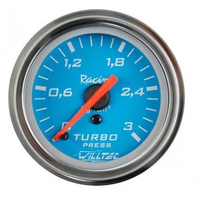 Pressão de Turbo 0-3Kg ø=60mm Rosca =Bico 8mm  Azul (W04.381R)