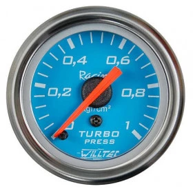 Pressão de Turbo 0-1Kg ø=60mm Rosca =Bico 8mm  Azul (W04.380R)