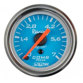 Pressão Combustível 0-7Kg ø=52mm Rosca =Q Azul (W04.378R)