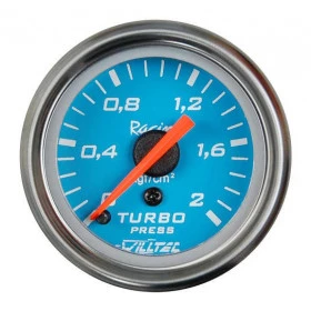 Pressão de Turbo 0-2Kg ø=52mm Rosca =Bico 8 mm Azul (W04.376R)