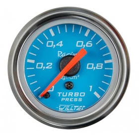 Pressão de Turbo 0-1Kg ø=52mm Rosca =Bico 8 mm Azul (W04.375R)