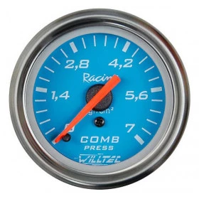 Pressão Combustível 0-7Kg ø=60mm Rosca =Q Azul (W04.369R)