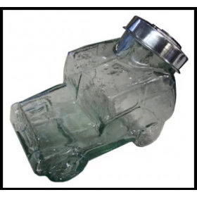 Baleiro em Vidro em forma de Jeep Willys CJ5