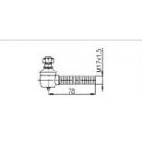 Terminal de direção Rosca Direita - Toyota Bandeirante - (KPT-550)(nº Original 45044-98001) 