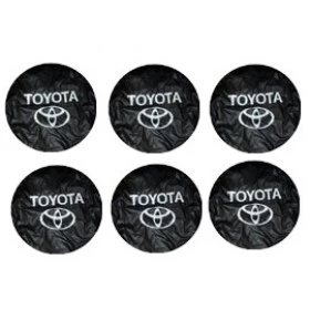 Capa de estepe Toyota Preta na Medida 750x16 equivalente à 235x85x16 no atacado (6 unidades)