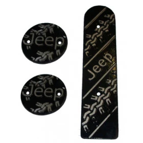 Pedaleira modelo Jeep com anti derrapante