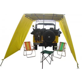 Bagageiro de Teto para Willys CJ5 à partir de 55 MACERAL - Necessário suporte de Estepe e Galão p/ Intalação