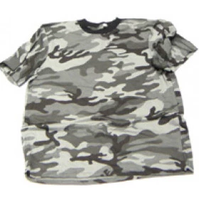 Camiseta camuflada da tropa de choque média