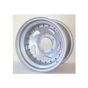 Roda aro 16x8 Modelo Direcional estilo Mangels em aço com 5 furos para Jeep Willys
