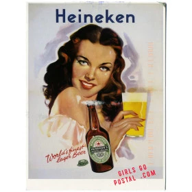Quadros Decorativos Retro (Imagens Retro) - Tema: Heineken World's finest - Ref: 7102/SA