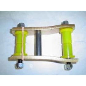 Jumelo Alto zincado com buchas em PU ( sem a bucha fixa ) para Willys / Ford de 1955 à 1983