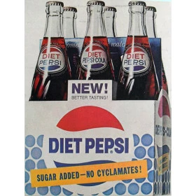 Quadros Decorativos Retro (Imagens Retro) - Tema: Pepsi - Diet Pepsi - Ref: 7052/SA 