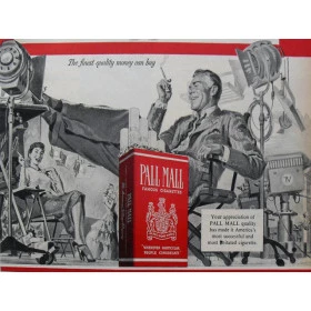 Quadros Decorativos Retro (Imagens Retro) - Tema: Pall Mall The Finest Quality - Ref: 7050/SA